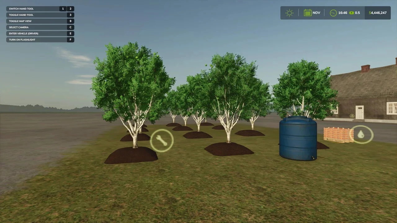 FS25 FRUIT TREE PLANTATION v1.0 Placeable Objects Mod FS25 Mod Free Download