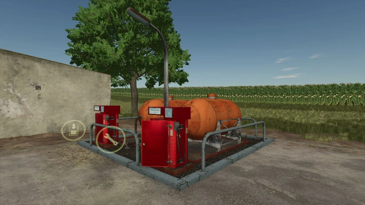 FS25 Gaz Station Storage v1.0 Placeable Objects Mod FS25 Mod Free Download
