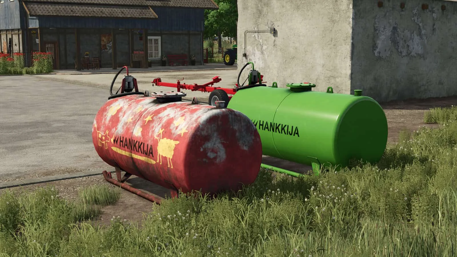 FS25 Hankkija Fuel Tanks v1.0 Placeable Objects Mod FS25 Mod Free Download