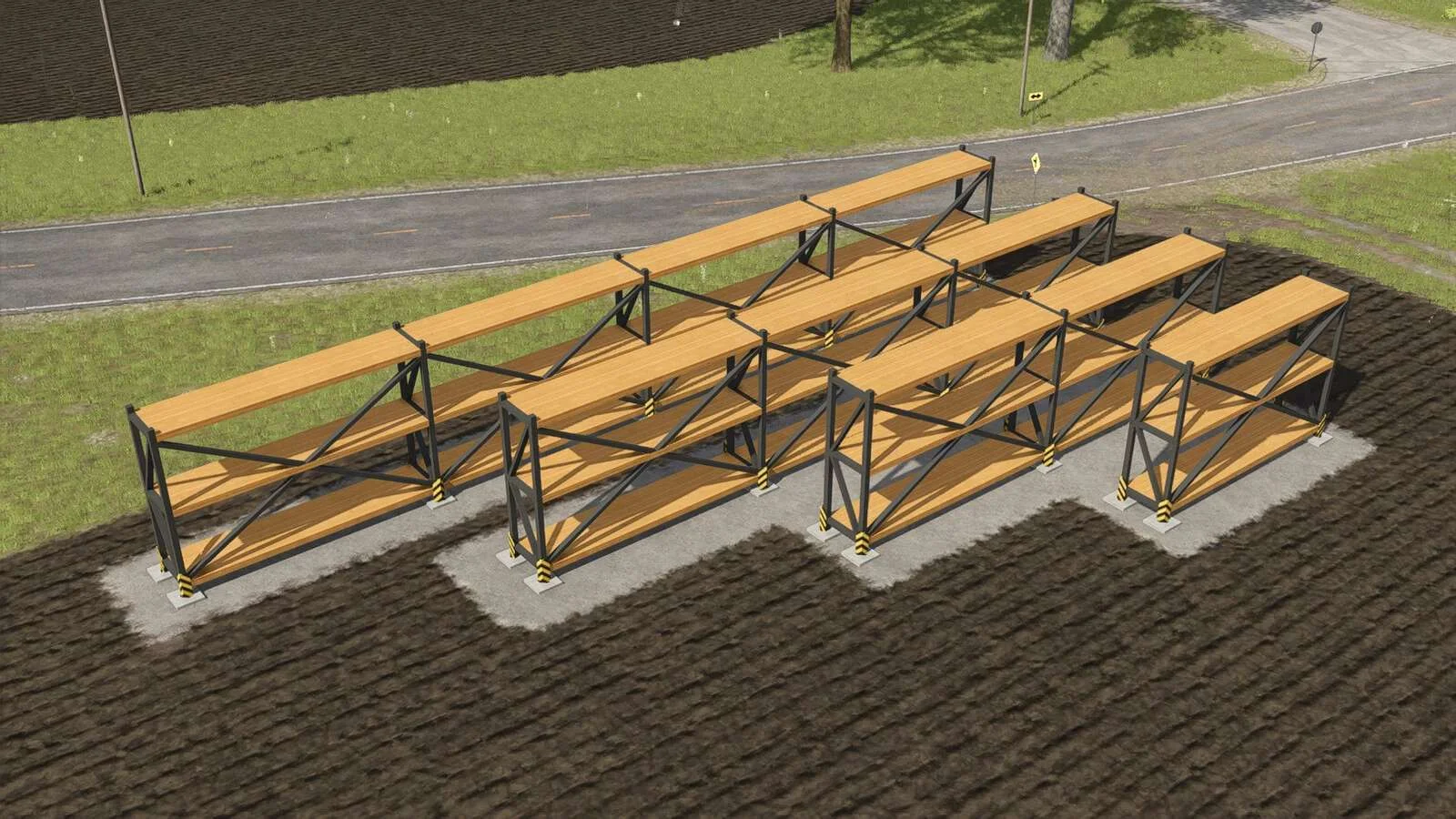FS25 Heavy Duty Shelf Pack v1.0 Placeable Objects Mod FS25 Mod Free Download