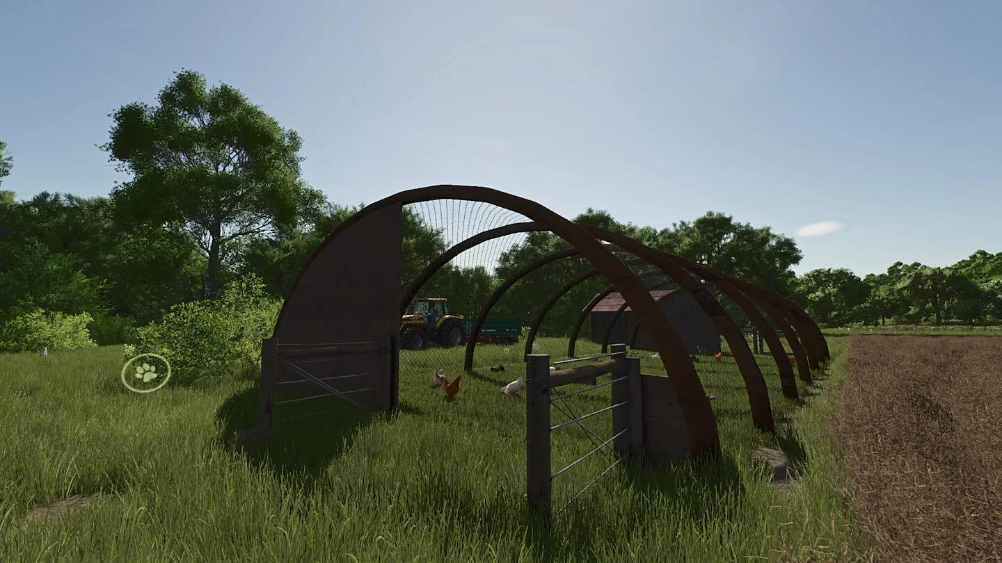 FS25 Home Made Chicken Coop V1.0 Placeable Objects Mod FS25 Mod Free Download