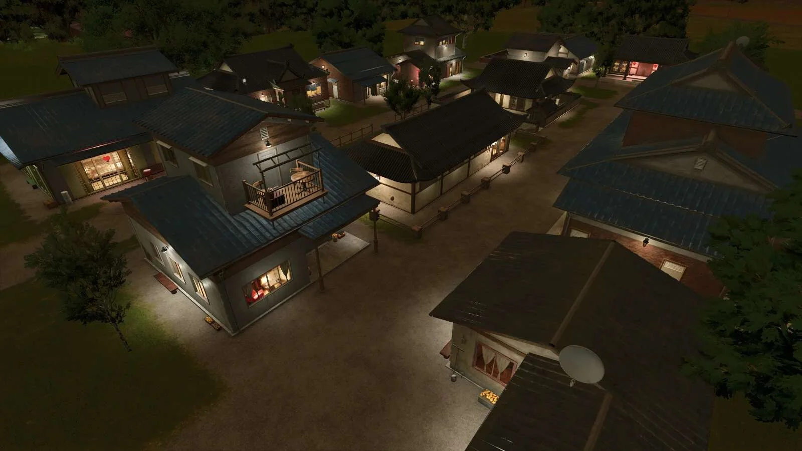 FS25 Hutan Pantai Houses v1.0 Placeable Objects Mod FS25 Mod Free Download