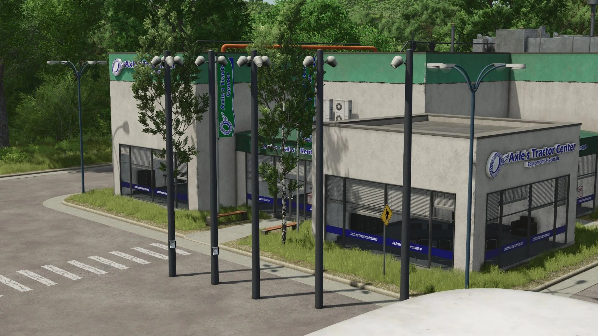FS25 LED projectors V1.1 Placeable Objects Mod FS25 Mod Free Download