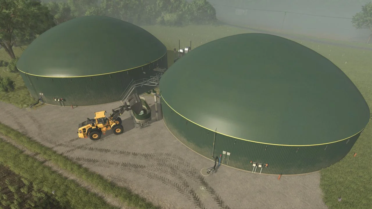 FS25 Medium Biogas Plant Package v1.0 Placeable Objects Mod FS25 Mod Free Download