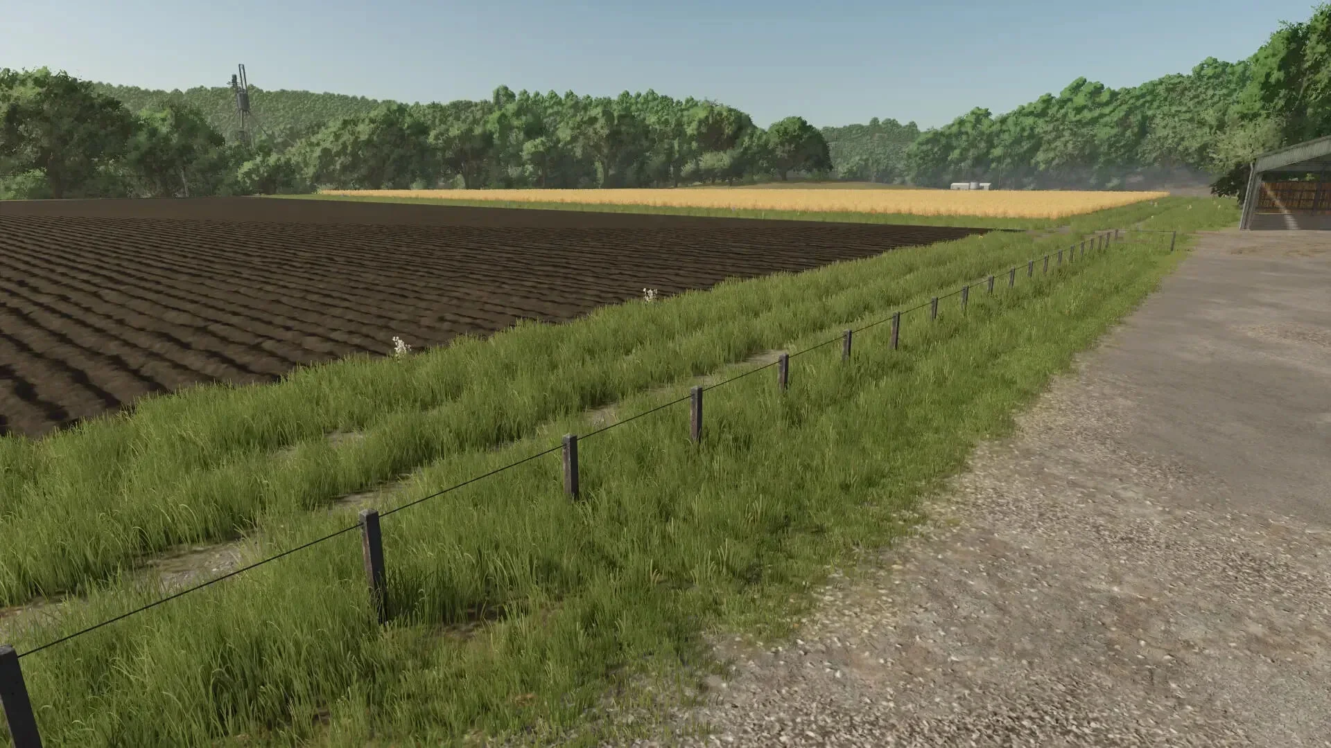 FS25 Metal Fences v1.0 Placeable Objects Mod FS25 Mod Free Download