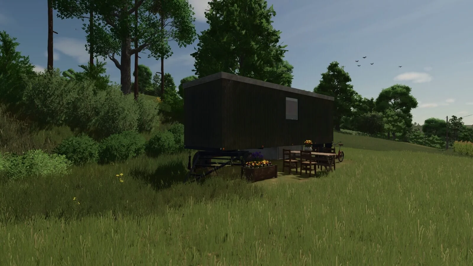 FS25 Mobile Home v1.0 Placeable Objects Mod FS25 Mod Free Download