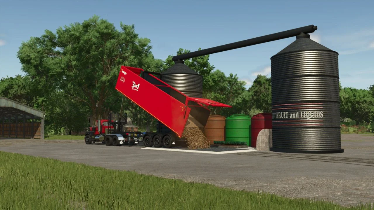 FS25 Multifruit And Liquid Silo v1.0 Placeable Objects Mod FS25 Mod Free Download