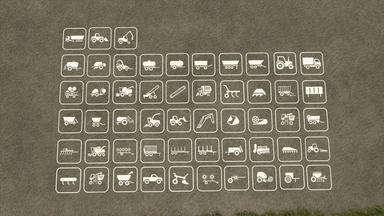 FS25 Parking markings V0.9 Placeable Objects Mod FS25 Mod Free Download