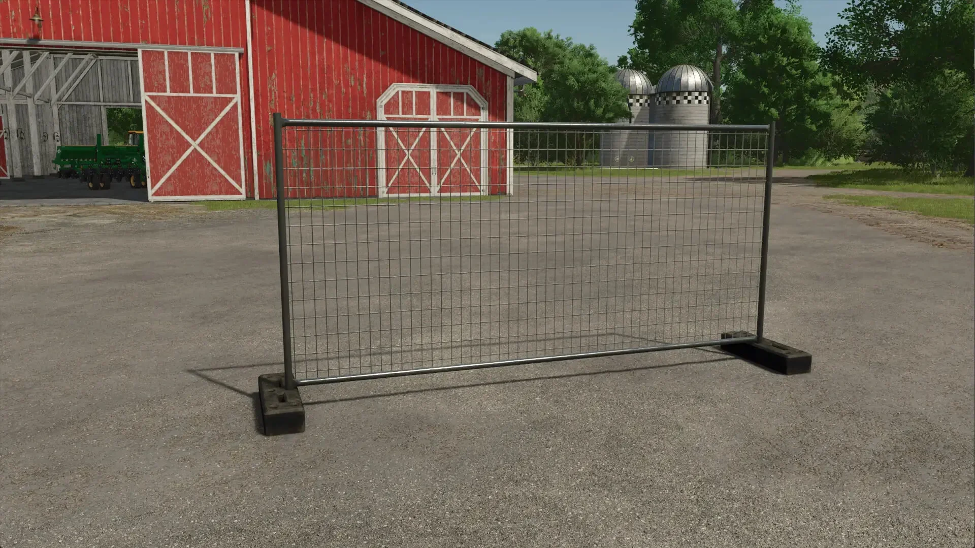 FS25 Placeable Construction Fence V1.0 Placeable Objects Mod FS25 Mod Free Download