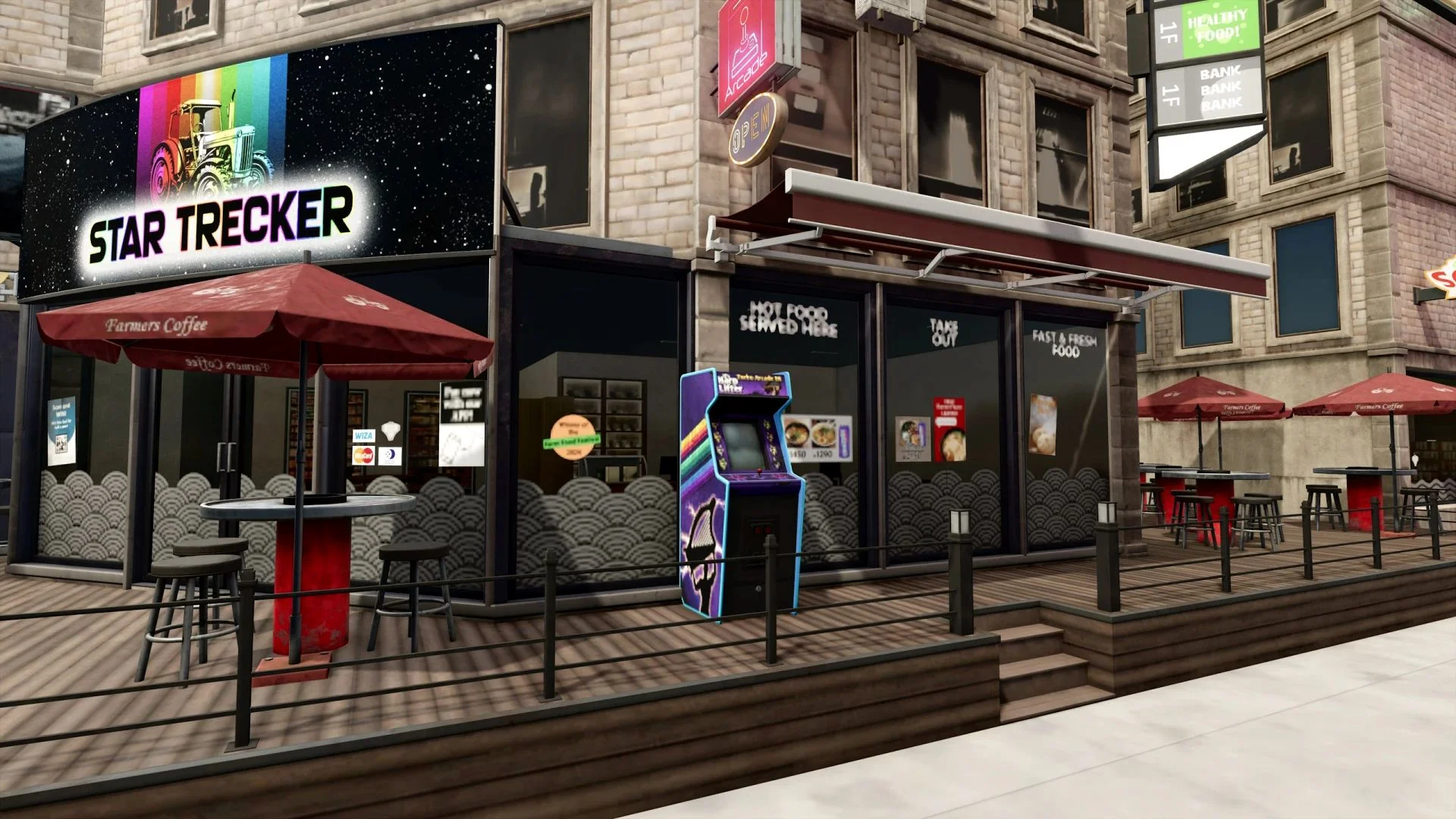 FS25 Placeable gaming arcade v1.0 Placeable Objects Mod FS25 Mod Free Download