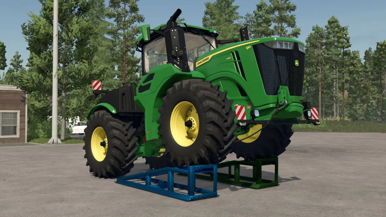 FS25 Portable Car Ramps v1.0 Placeable Objects Mod FS25 Mod Free Download