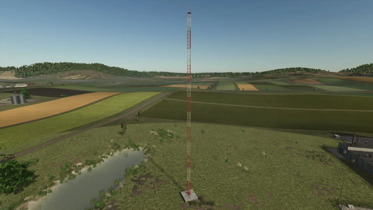 FS25 Radio Tower v1.0 Placeable Objects Mod FS25 Mod Free Download