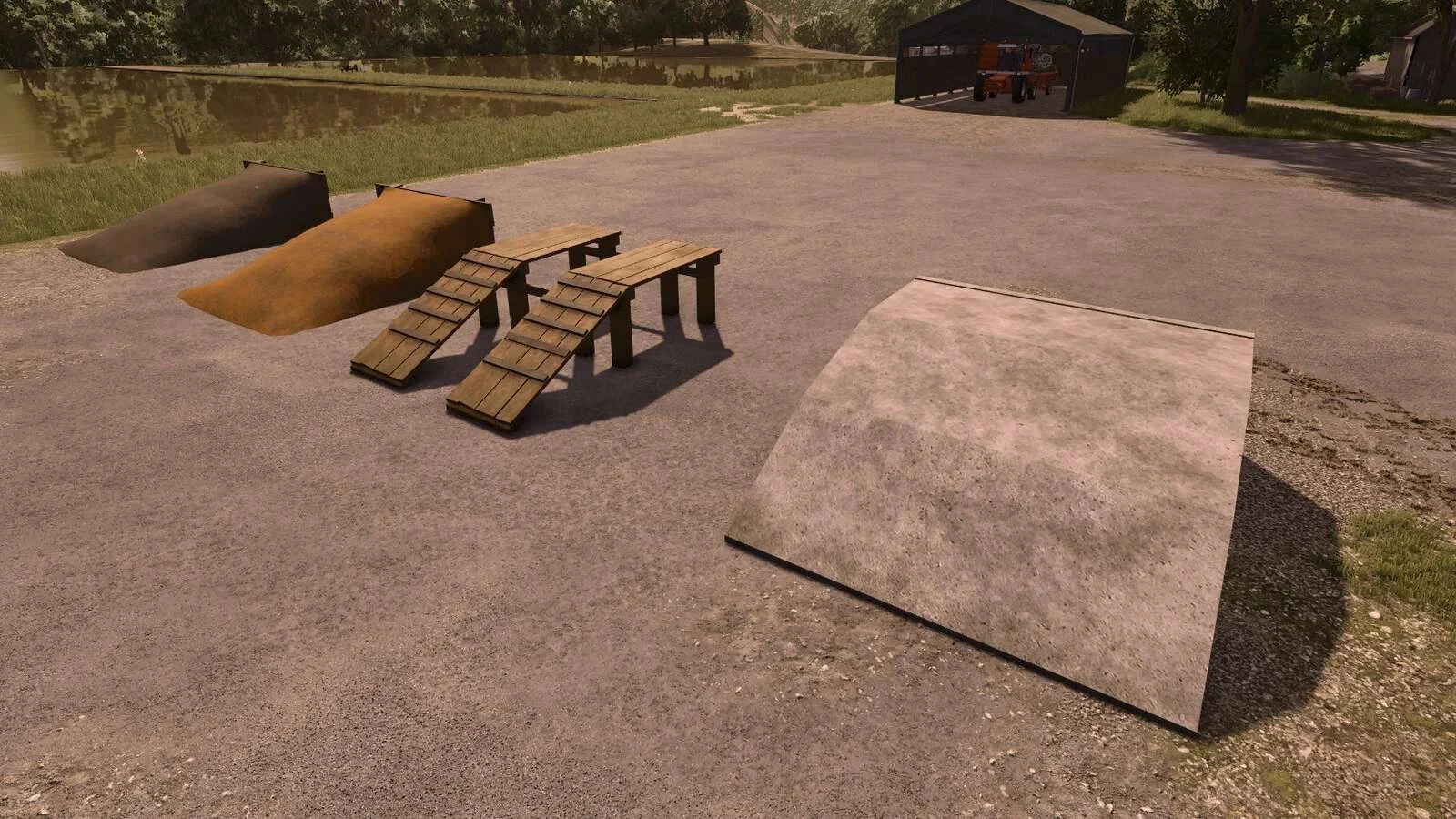FS25 Ramp Pack v1.0 Placeable Objects Mod FS25 Mod Free Download