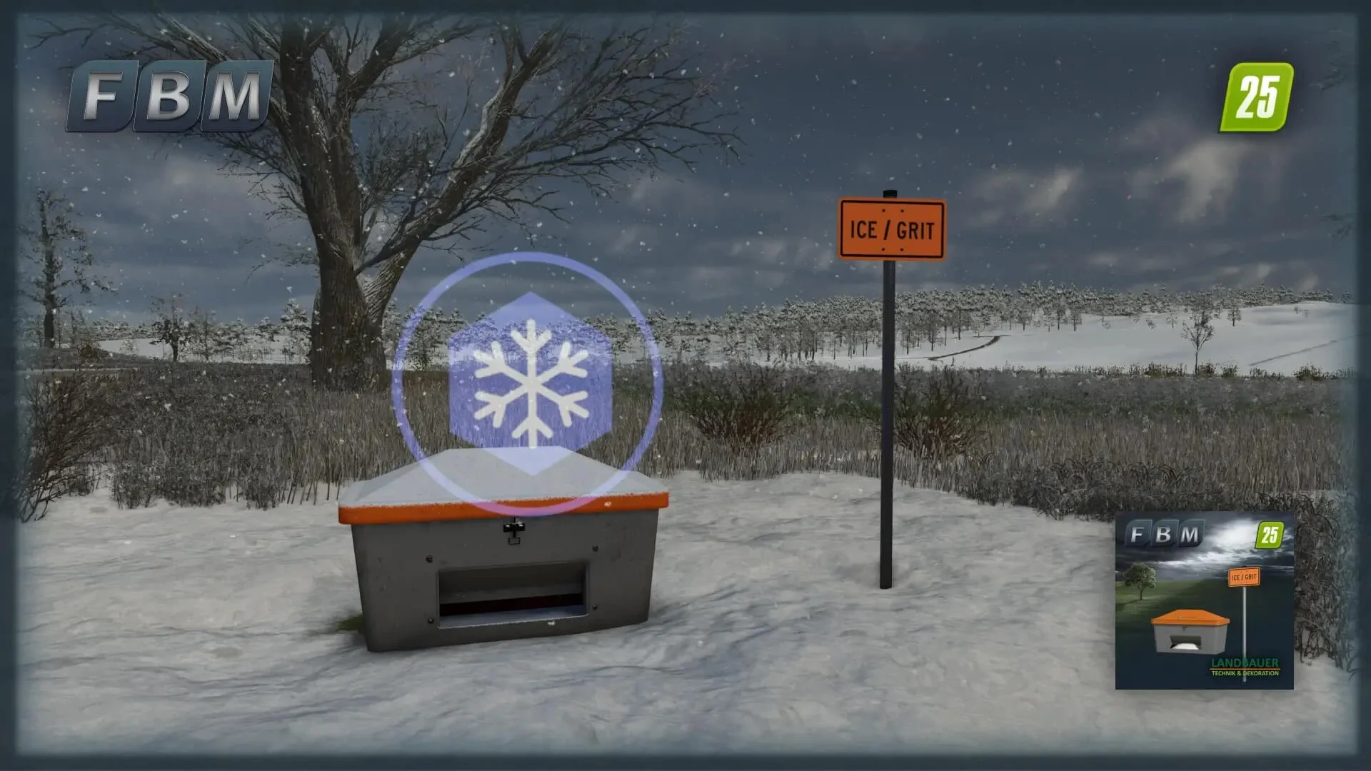 FS25 Road Salt Box v1.0 Placeable Objects Mod FS25 Mod Free Download