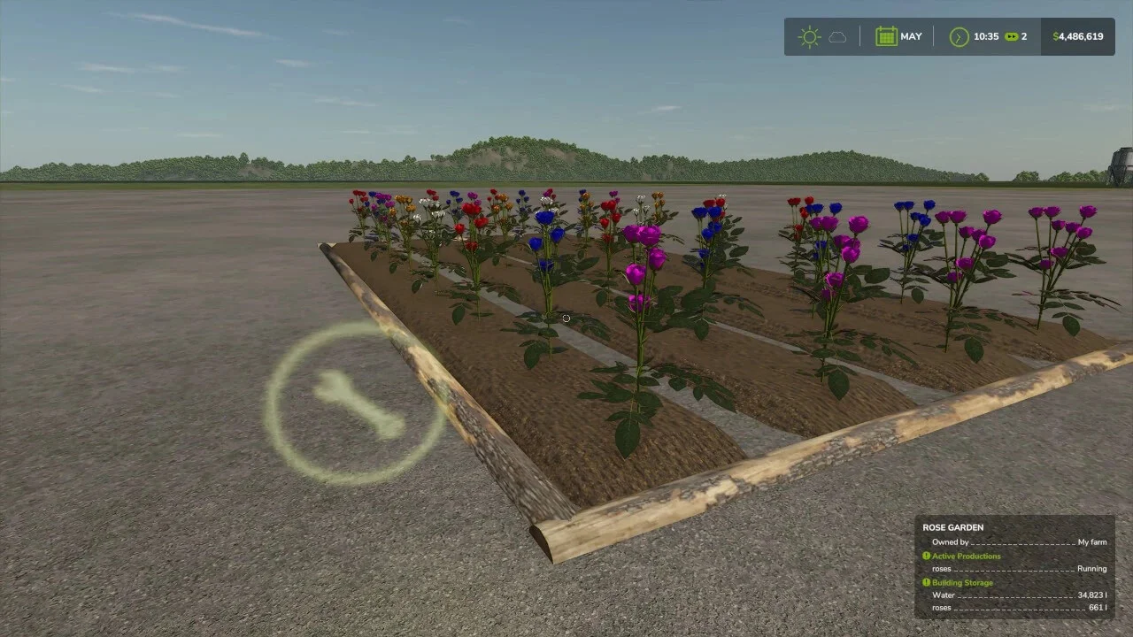 FS25 Rose Garden v1.0 Placeable Objects Mod FS25 Mod Free Download