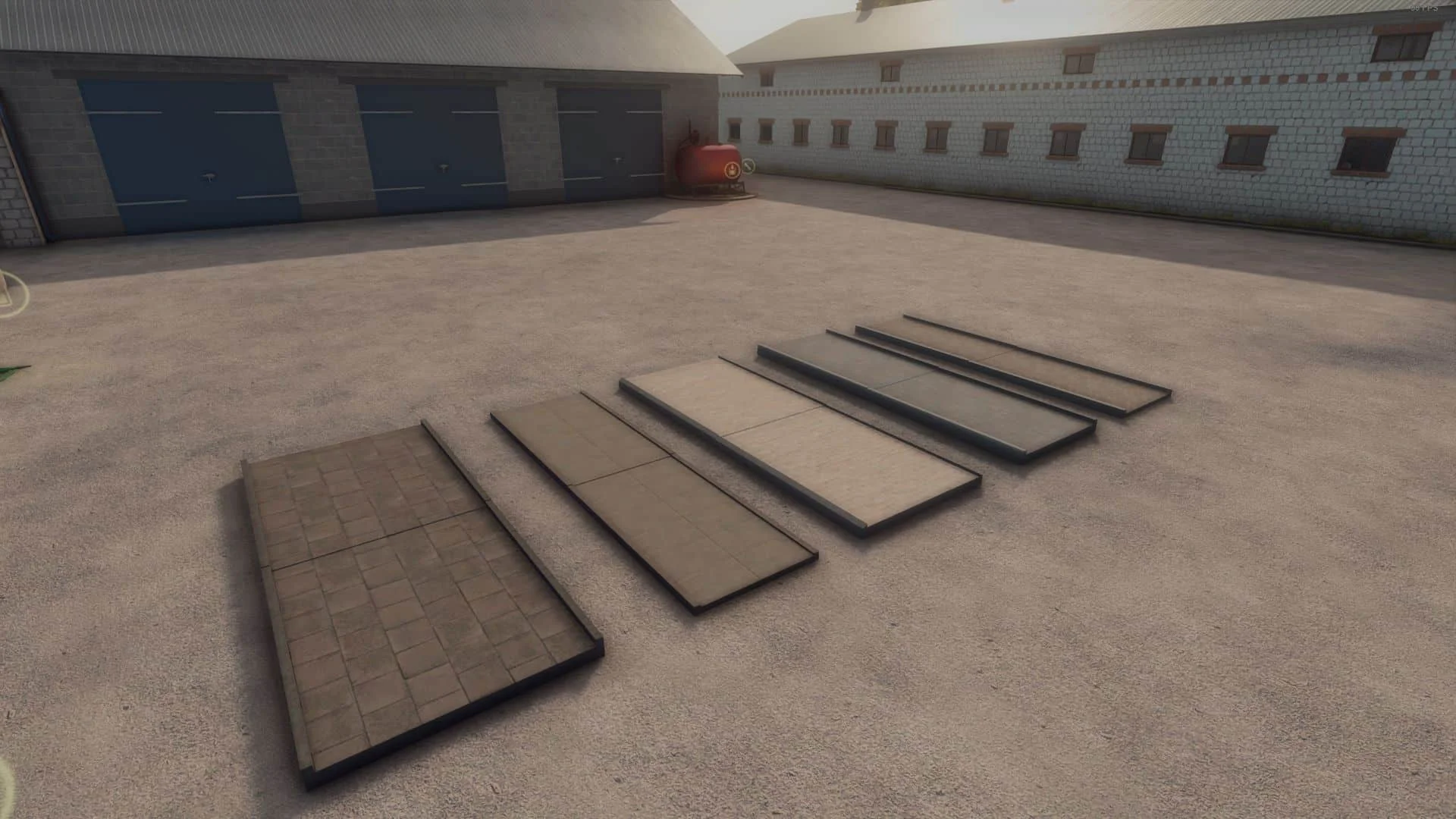 FS25 Sidewalks Pack v1.0 Placeable Objects Mod FS25 Mod Free Download