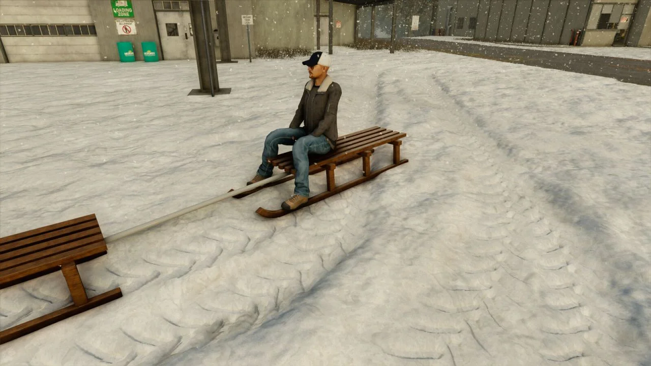 FS25 Sledge v1.0 Placeable Objects Mod FS25 Mod Free Download