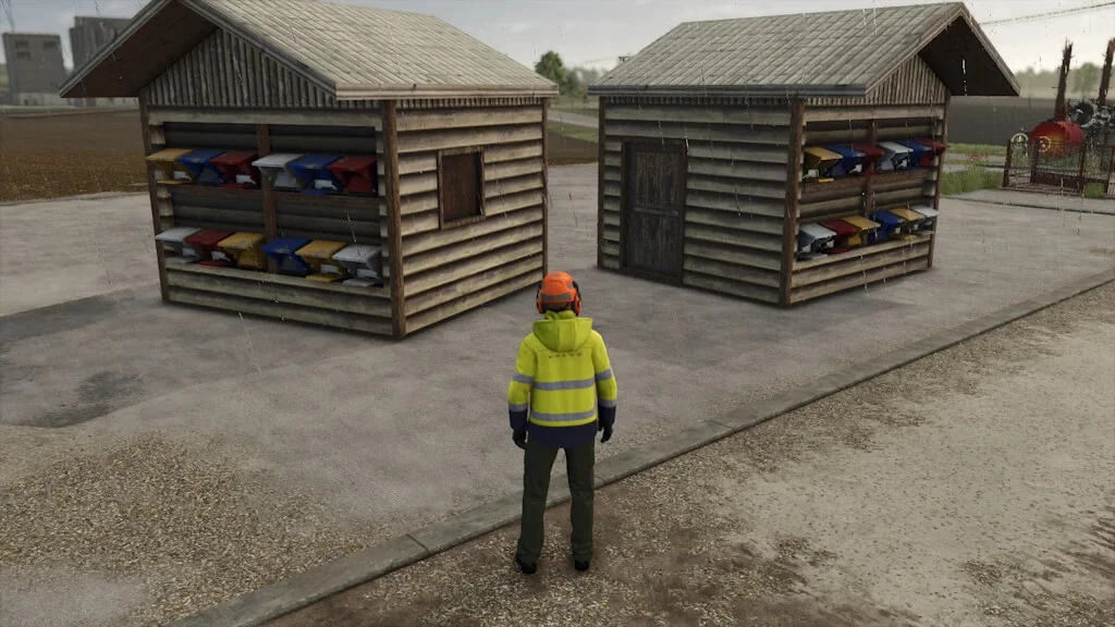 FS25 Small Bee Hive v1.0 Placeable Objects Mod FS25 Mod Free Download
