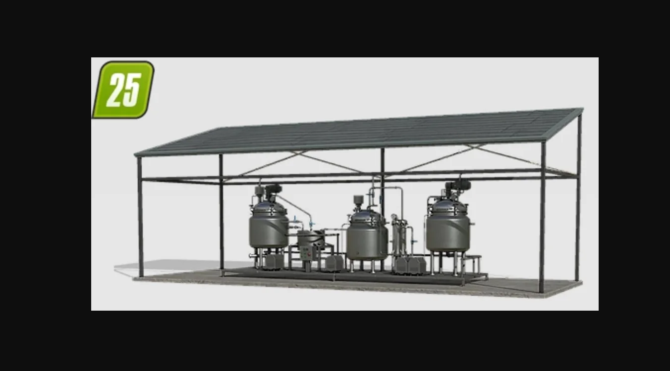 FS25 Small Improved Farm Dairy v1.0 Placeable Objects Mod FS25 Mod Free Download