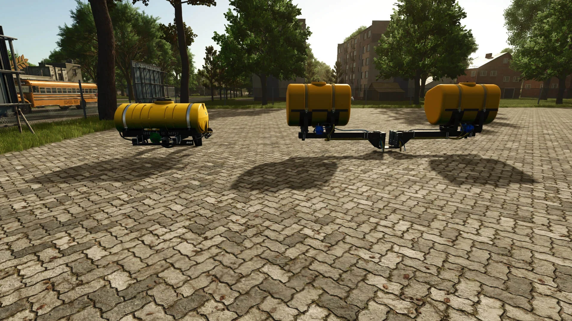 FS25 Tanks side v1.0 Placeable Objects Mod FS25 Mod Free Download