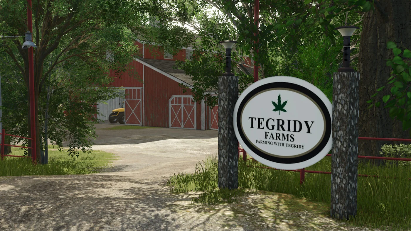 FS25 Tegridy Farm Sign V1.0 Placeable Objects Mod FS25 Mod Free Download