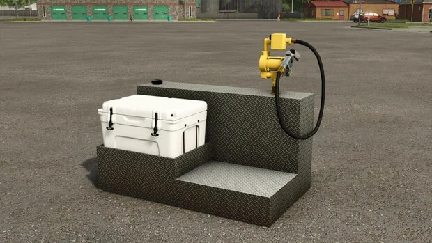 FS25 TRANSFER TANK v1.0 Placeable Objects Mod FS25 Mod Free Download