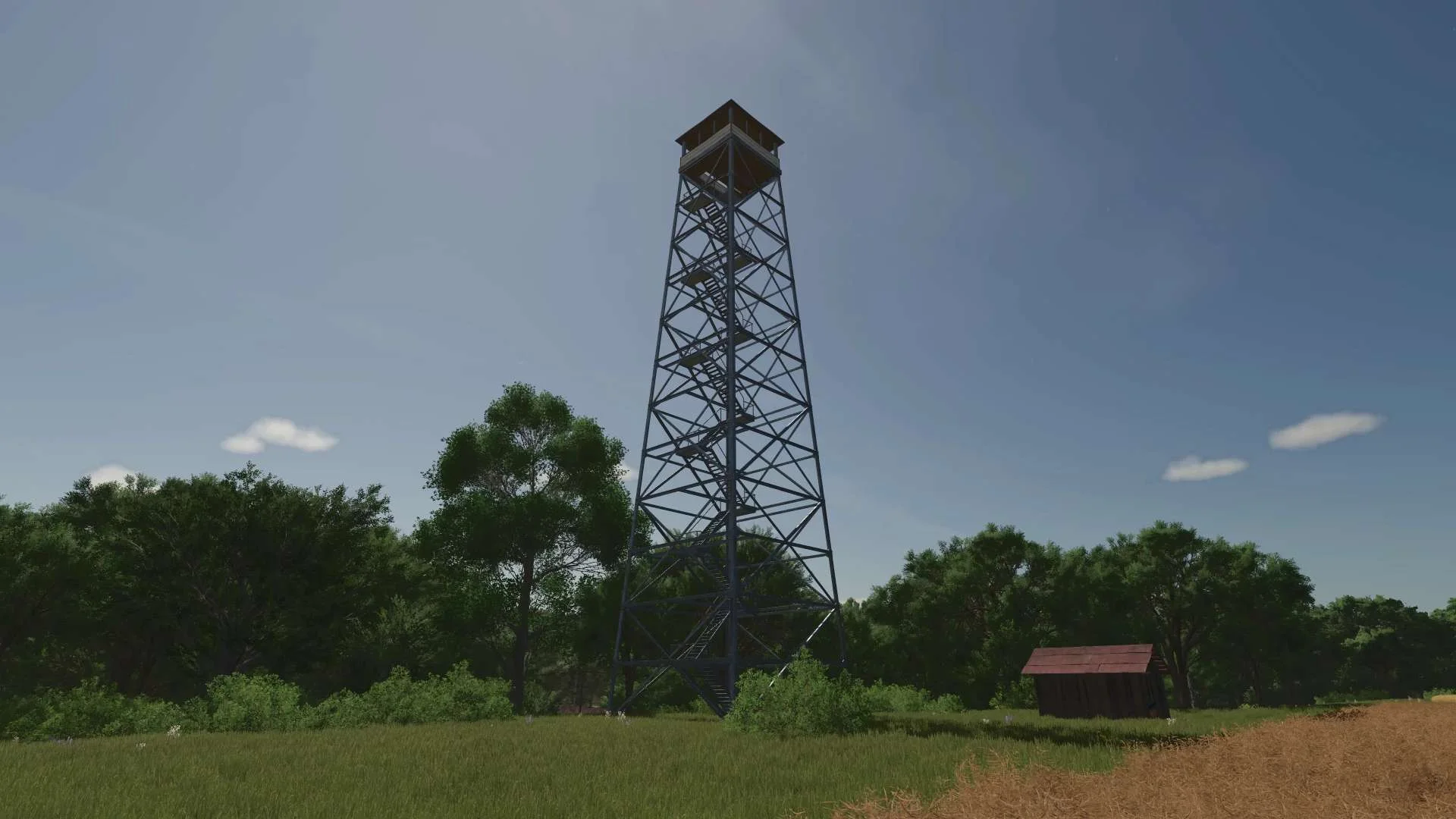 FS25 Watch Tower v1.0 Placeable Objects Mod FS25 Mod Free Download