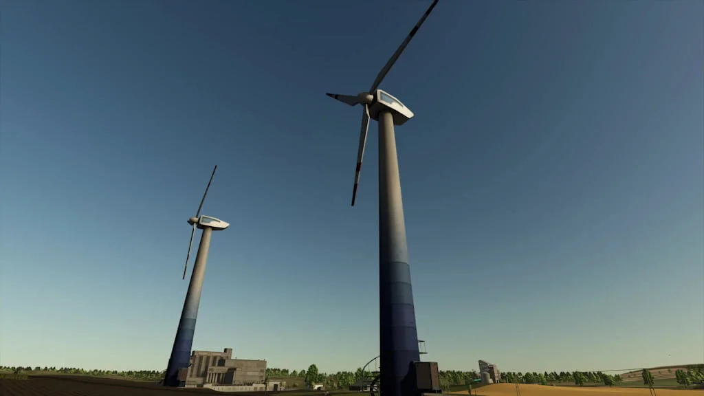FS25 Wind Turbine Large v1.4 Placeable Objects Mod FS25 Mod Free Download