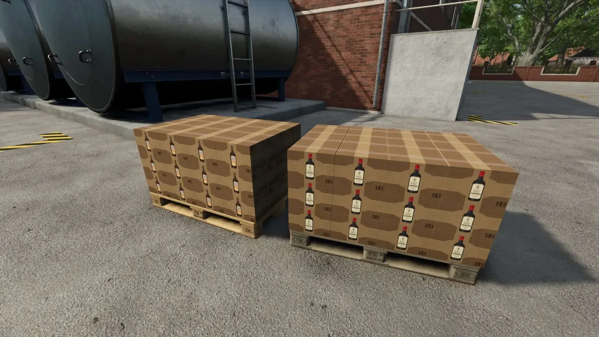 FS25 Wine Productions Pack v1.0 Placeable Objects Mod FS25 Mod Free Download