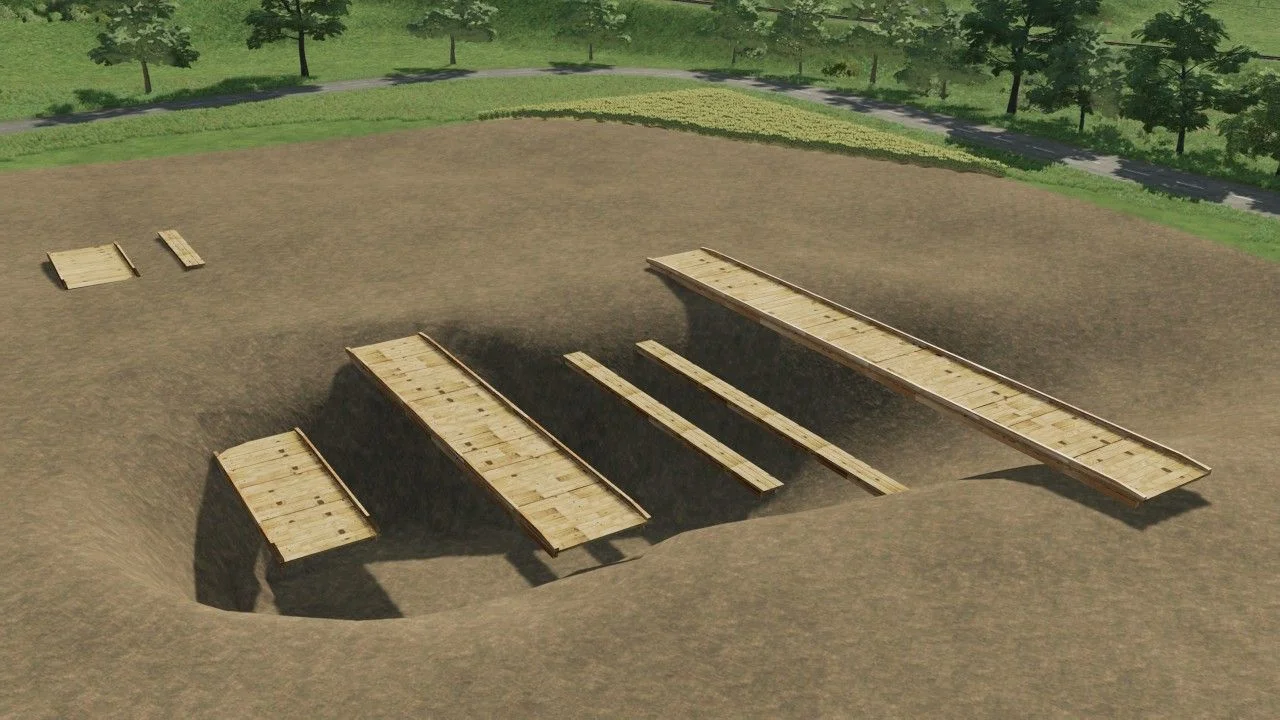 FS25 Wooden bridge pack v1.0 Placeable Objects Mod FS25 Mod Free Download