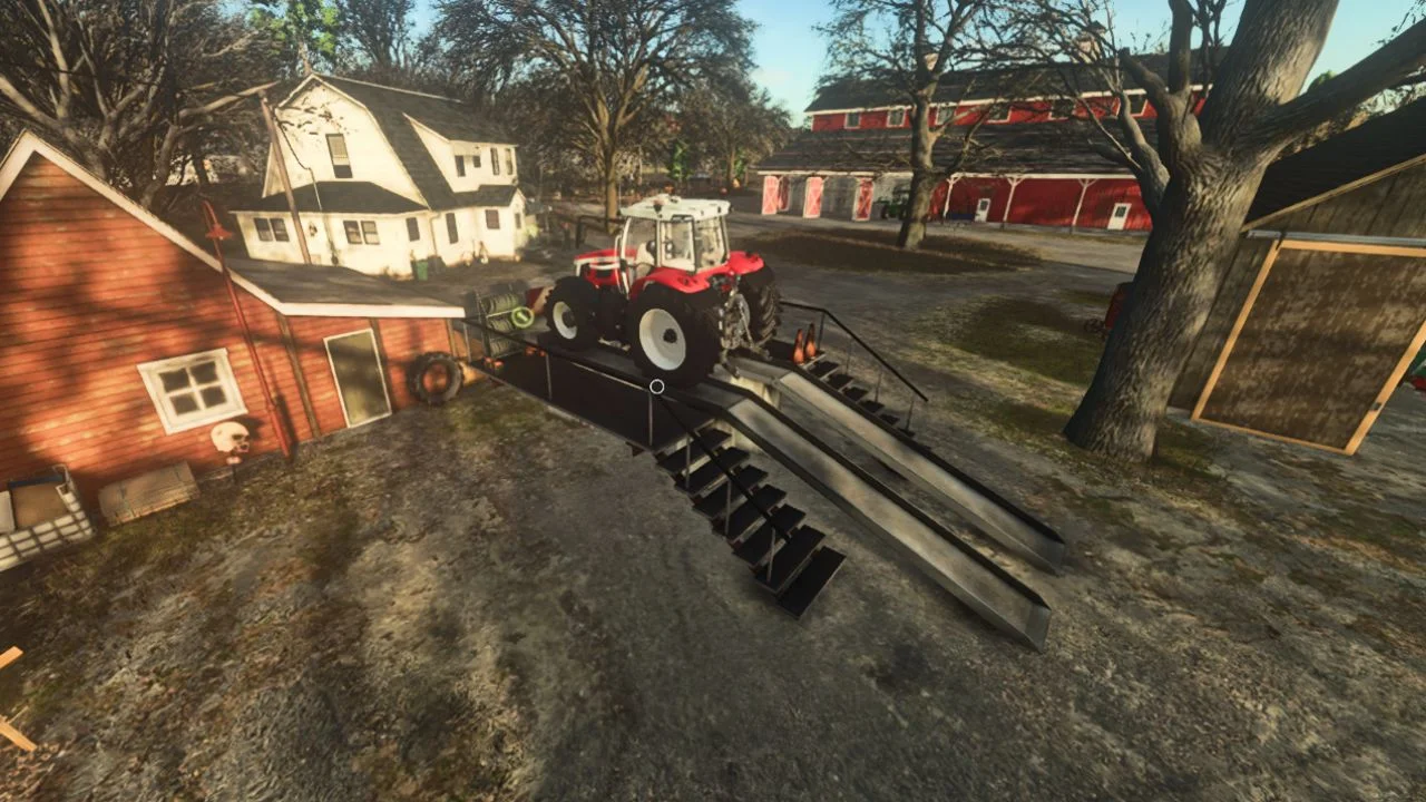 FS25 Workshop Ramp v1.0 Placeable Objects Mod FS25 Mod Free Download