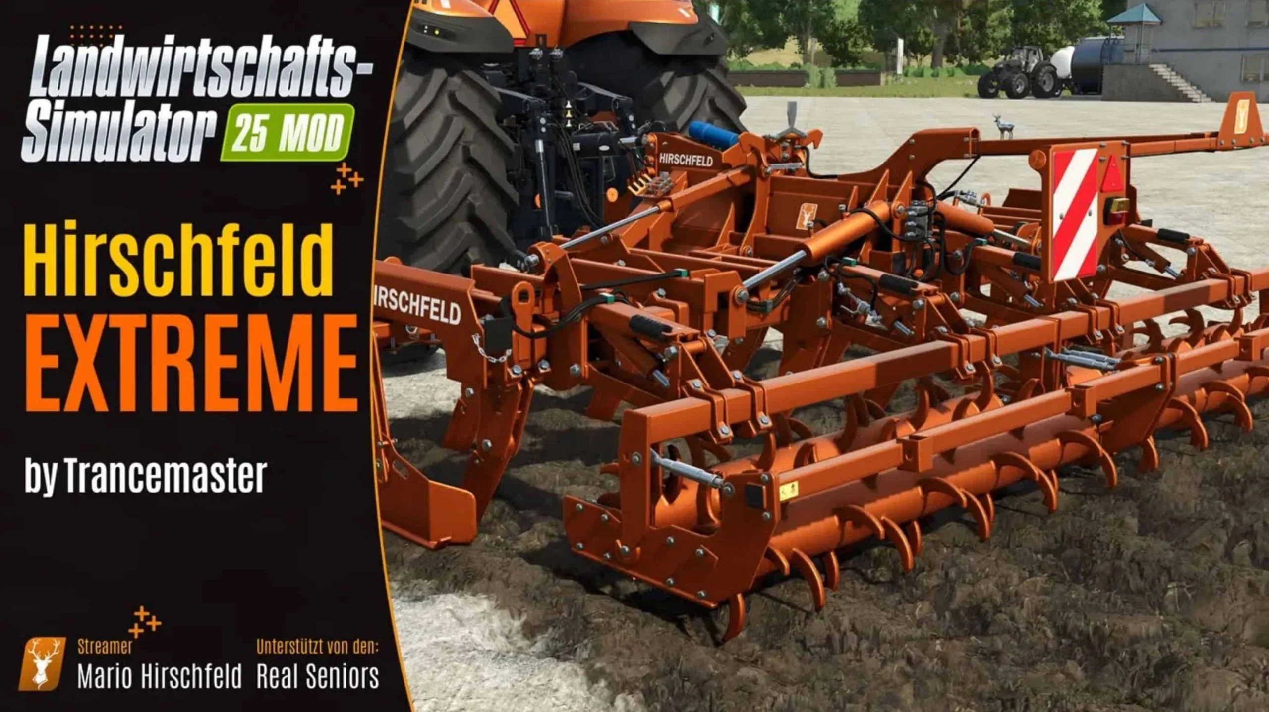 FS25 Hirschfeld kExtreme 500 Plow V1.0 Plows Mod FS25 Mod Free Download