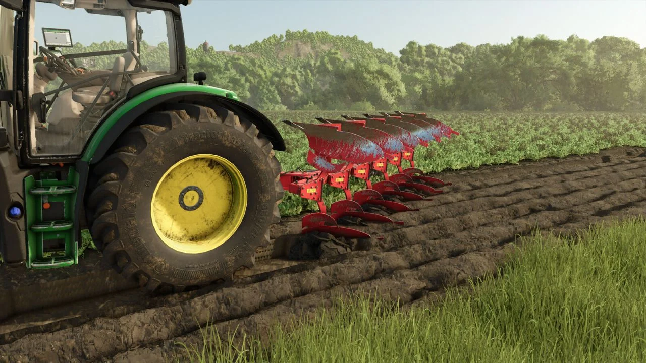 FS25 Lizard KM180 4+1+1 v1.0 Plows Mod FS25 Mod Free Download