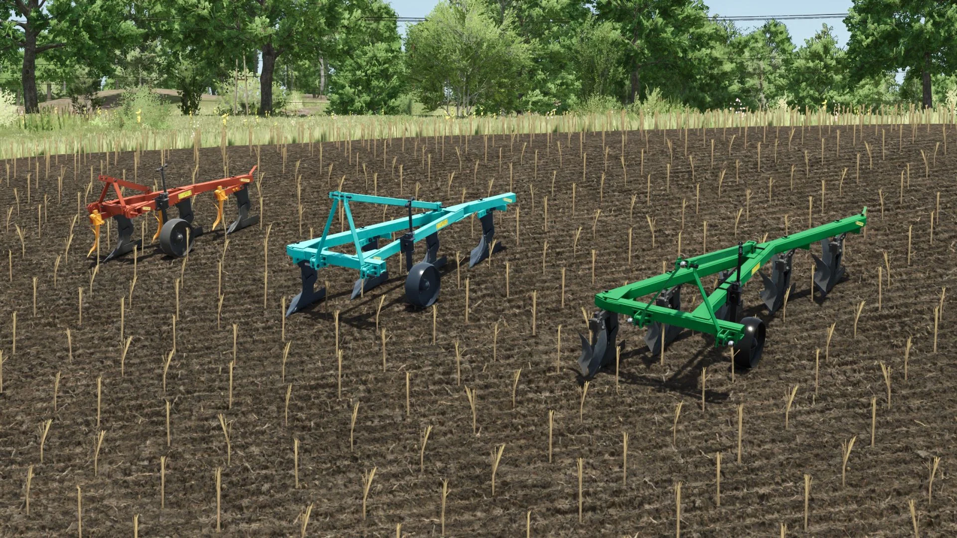 FS25 PLN plow pack V1.0 Plows Mod FS25 Mod Free Download