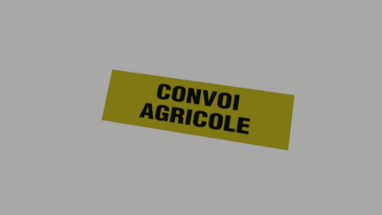 FS25 Agricultural convoy panel Prefab V1.0 FS25 Mod Free Download