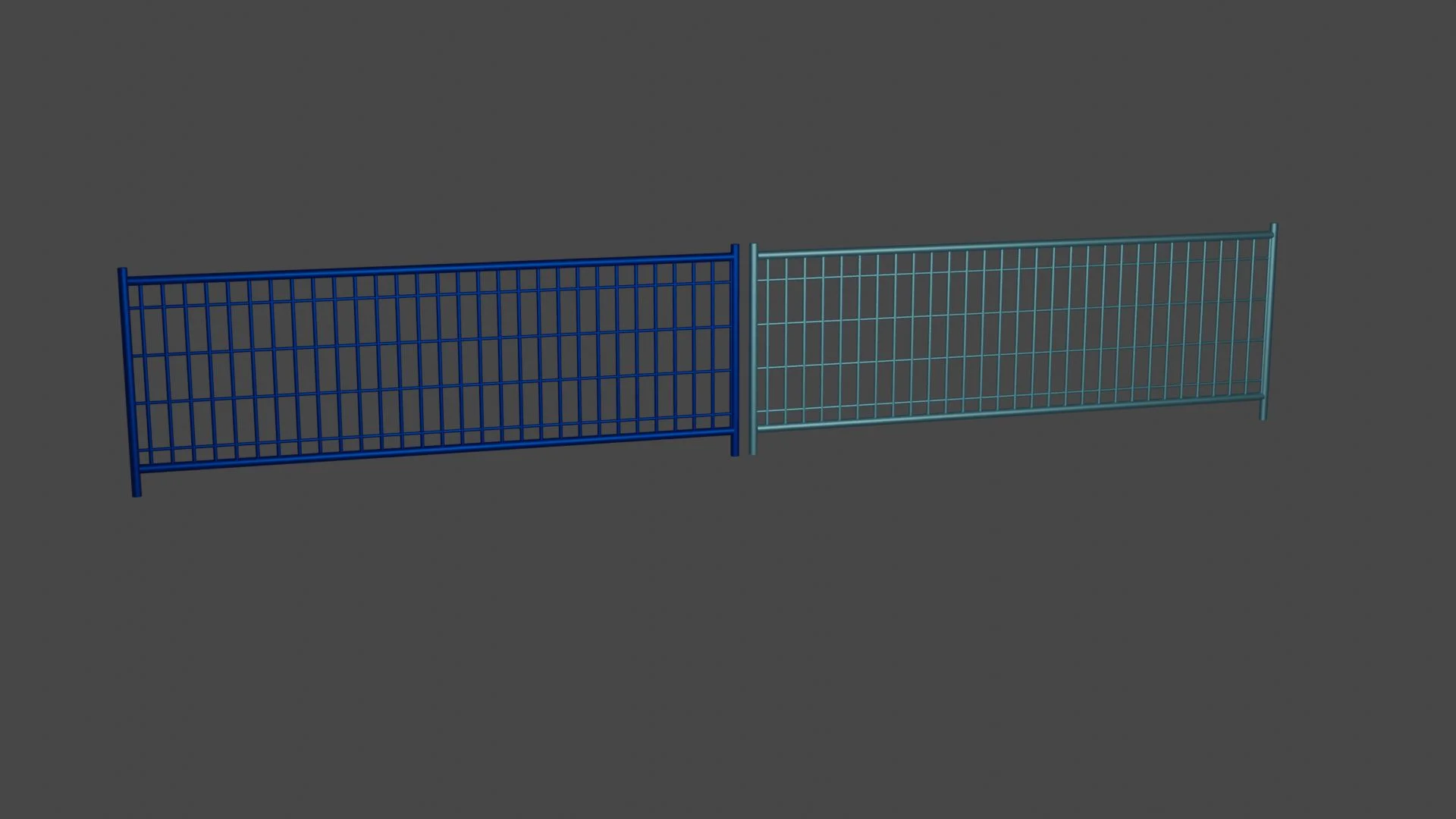 FS25 Blue barrier v1.0 Prefab Mod FS25 Mod Free Download