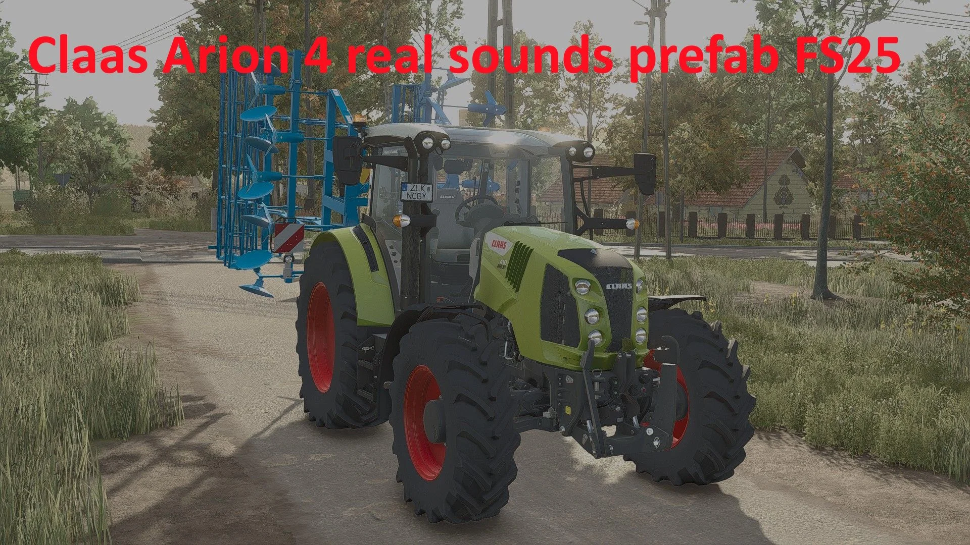 FS25 Claas Arion 4 RealSounds Prefab V1.0 FS25 Mod Free Download