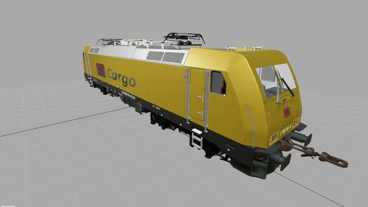 FS25 Diesel locomotive Prefab v1.0 FS25 Mod Free Download