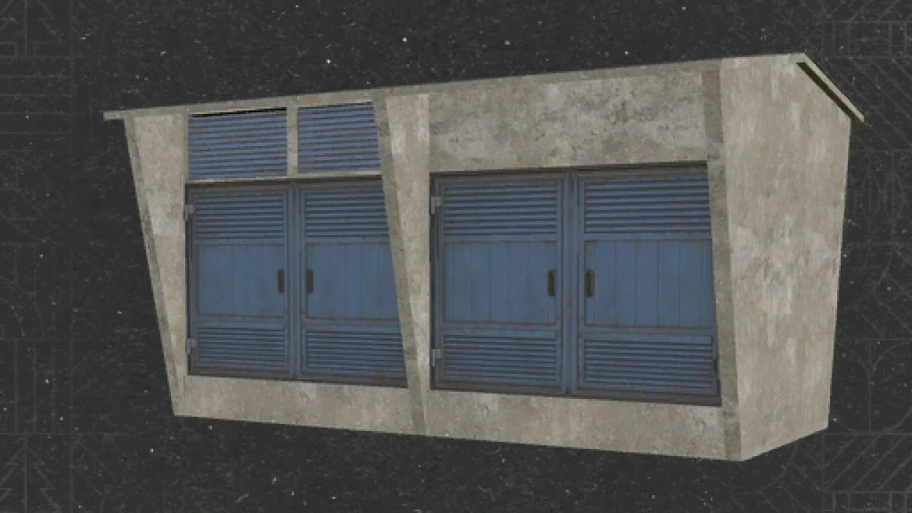 FS25 Electrical substation building V1.0 Prefab Mod FS25 Mod Free Download