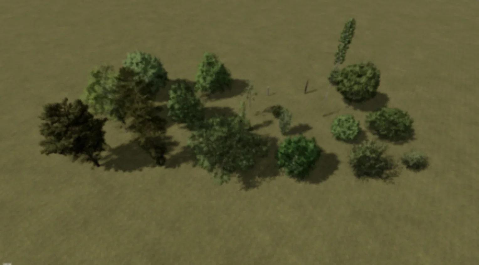 FS25 Pack trees prefab V1.0 FS25 Mod Free Download