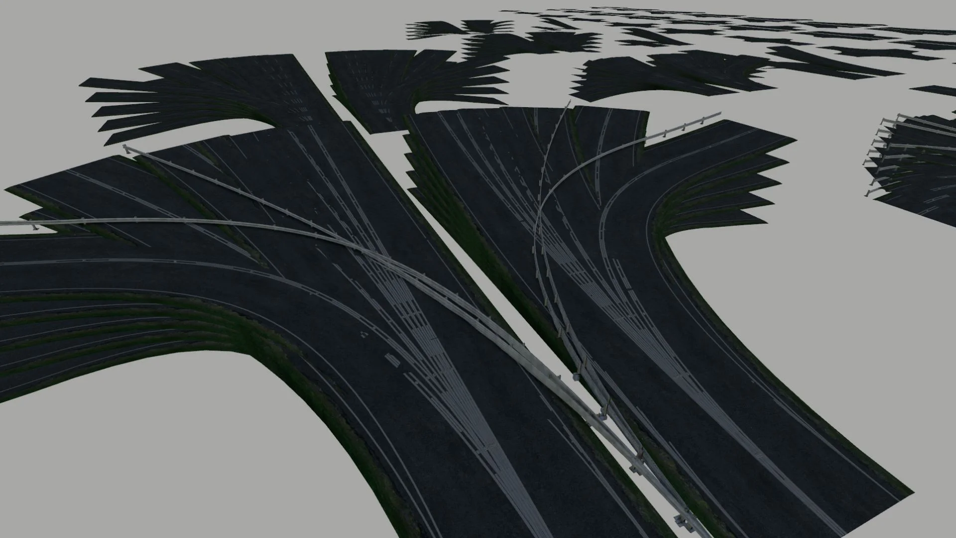 FS25 Road kit Prefab v1.0.1 FS25 Mod Free Download