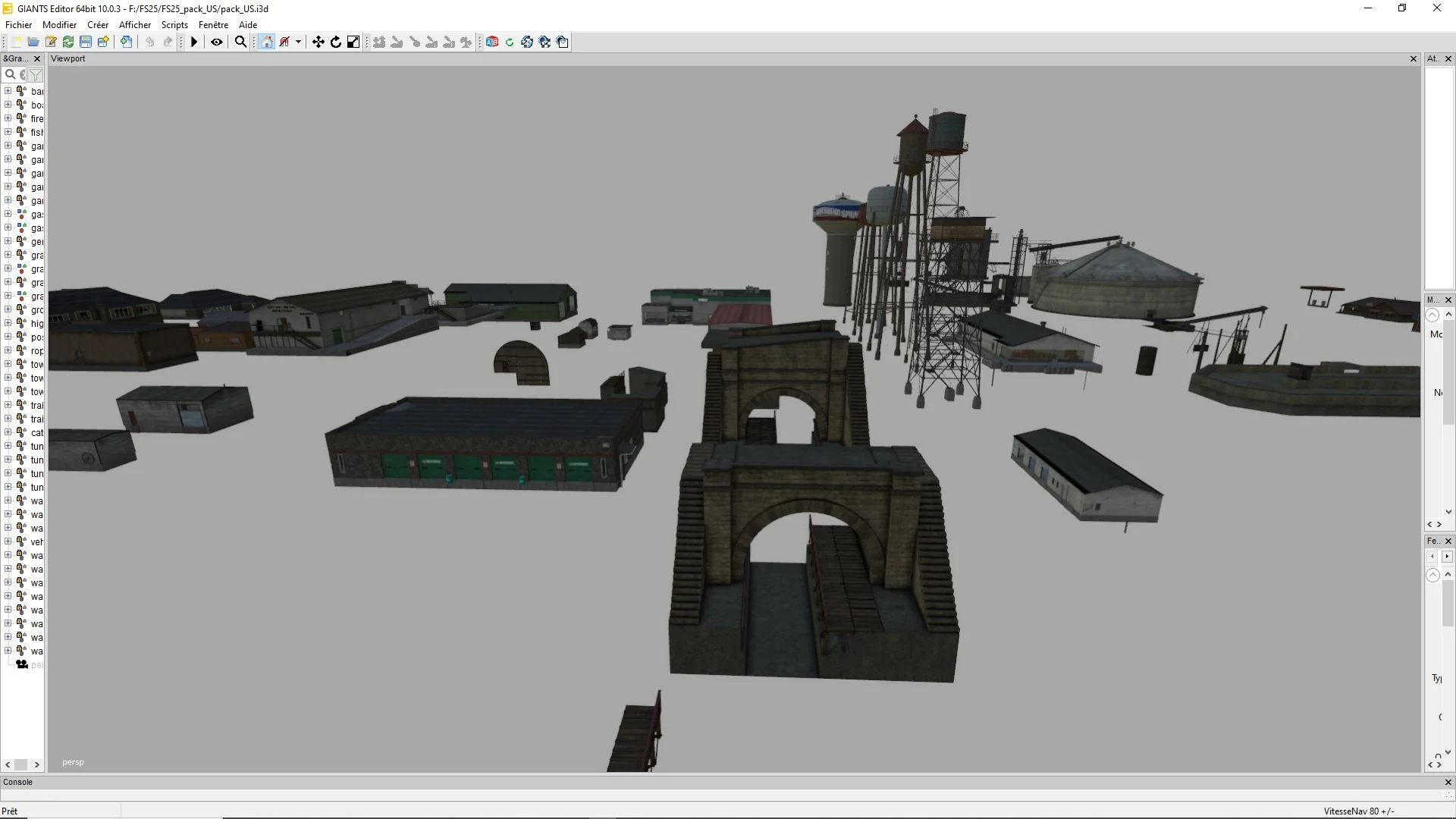 FS25 US Buildings Pack Prefab V1.0 FS25 Mod Free Download