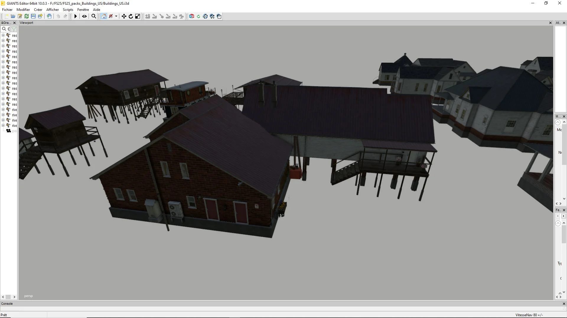 FS25 US Houses Pack Prefab V1.0 FS25 Mod Free Download