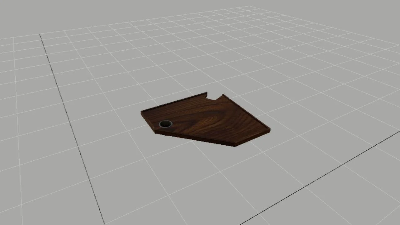 FS25 Wooden table for tractors v1.0 Prefab Mod FS25 Mod Free Download