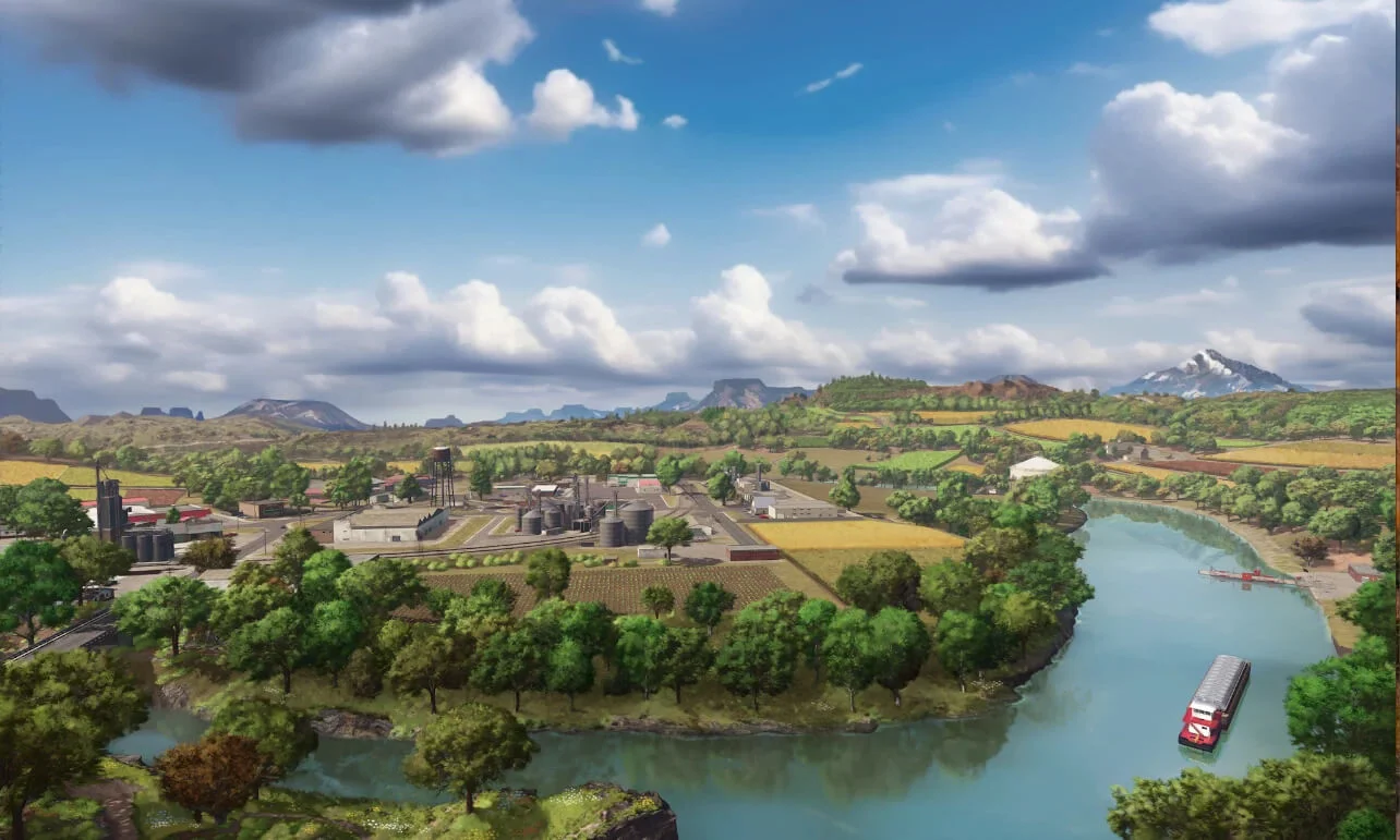 FS25 Save Map Riverbend Springs v1.0 Savegames Mod FS25 Mod Free Download