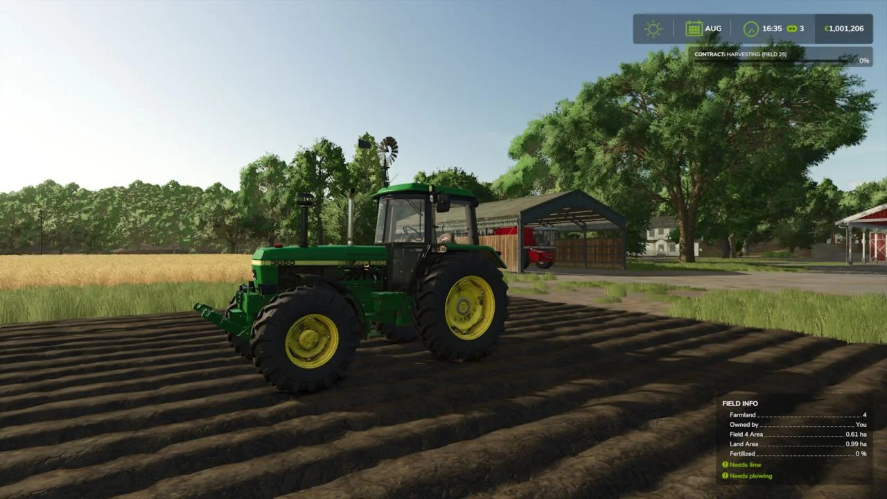 FS25 Additional Field Info v1.0 Scripts Mod FS25 Mod Free Download