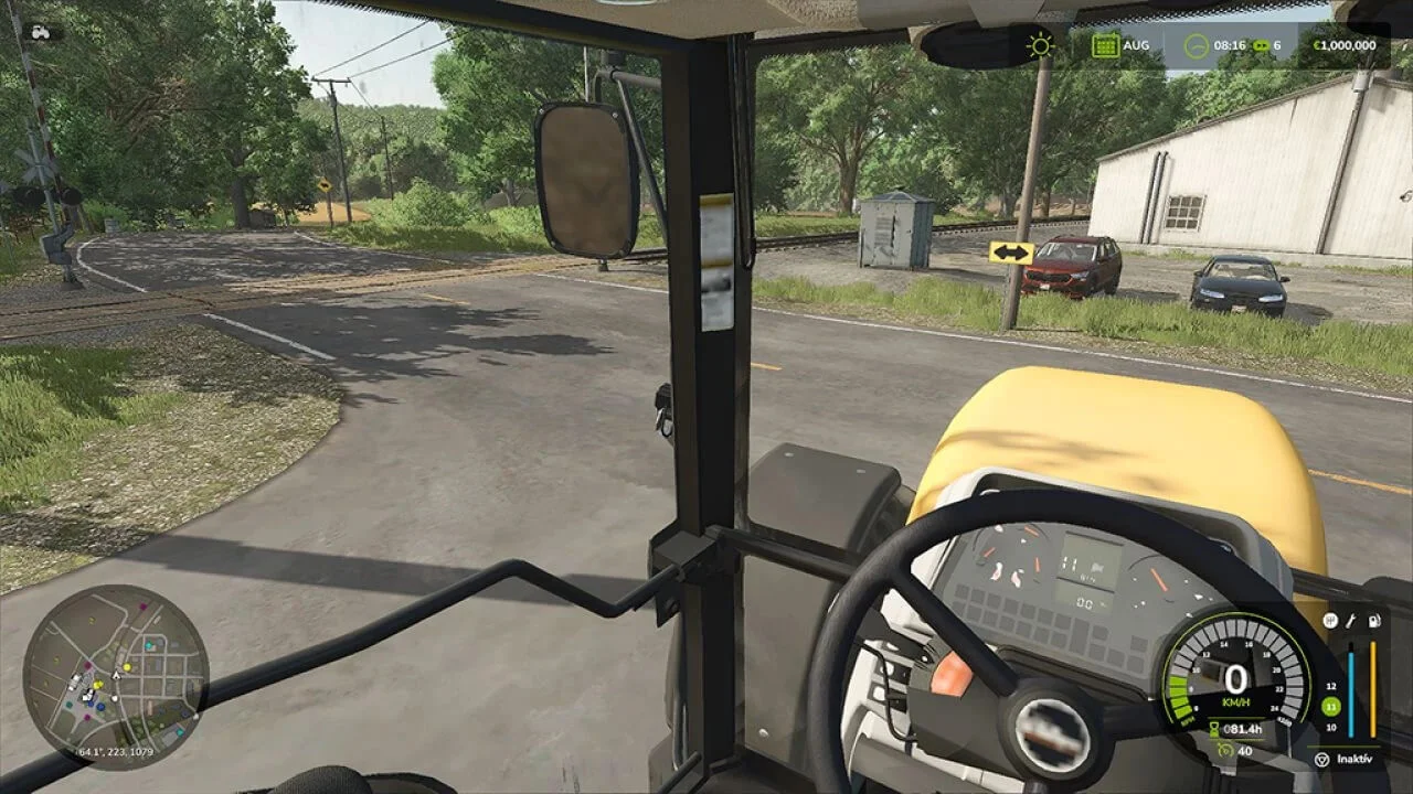 FS25 AutoLook Around v1.0 Scripts Mod FS25 Mod Free Download