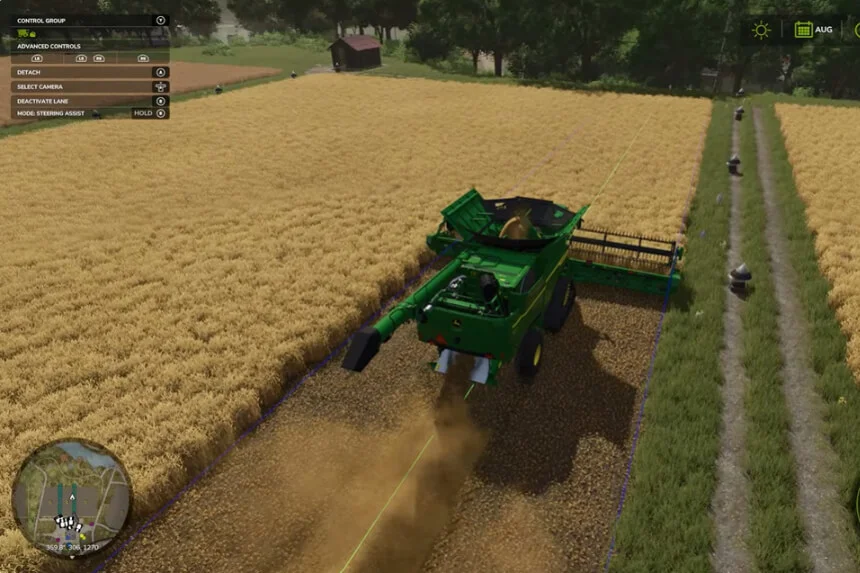 FS25 Collect Straw At Missions V1.0 Scripts Mod FS25 Mod Free Download