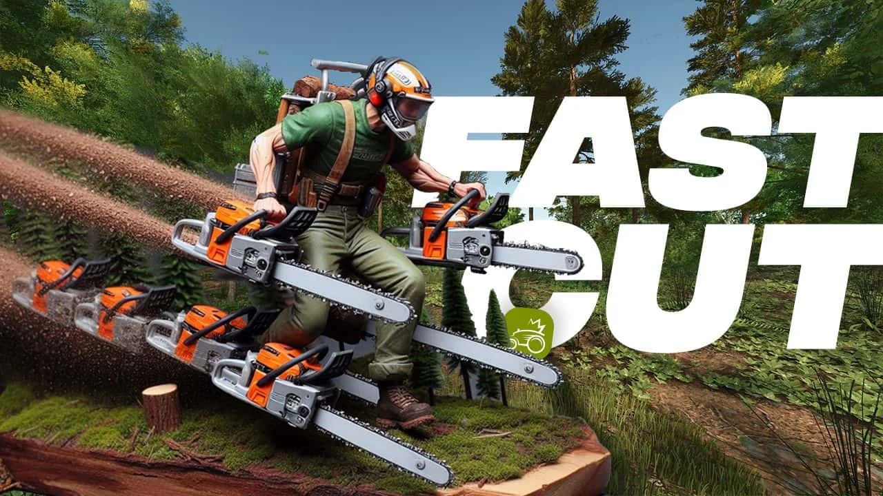 FS25 Fast cutting chainsaws v1.1 Scripts Mod FS25 Mod Free Download