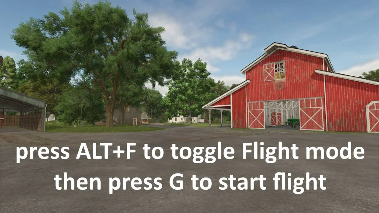 FS25 Flight Mode v1.0 Scripts Mod FS25 Mod Free Download